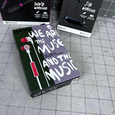 3 Skull Candy Head Phones NEW in the Package