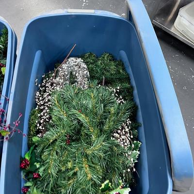 2 HUGE Sterlite Tubs with Lids. Plus Contents of Christmas Holiday INCLUDED!!!