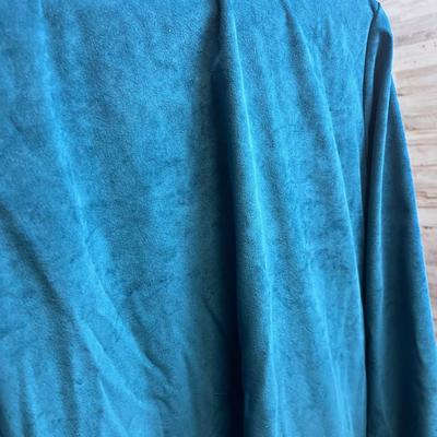 2 Jackets by Susan Graver with Embroidery, Plum and Turquoise Medium