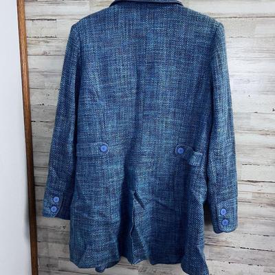 DIALOG Jacket Tweed Blue & Purple 
