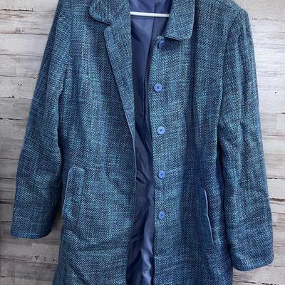 DIALOG Jacket Tweed Blue & Purple 