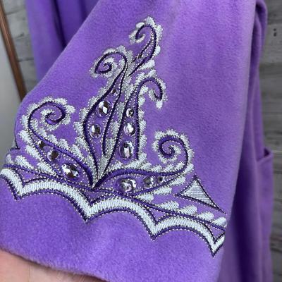 Bob Mackie WEARABLE ART Purple House Coat