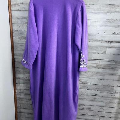 Bob Mackie WEARABLE ART Purple House Coat