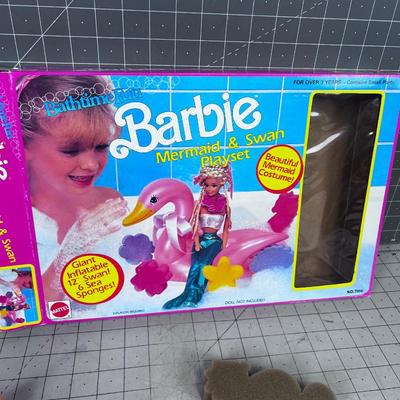 Barbie Mermaid and Swan Play set, In Original Box 
