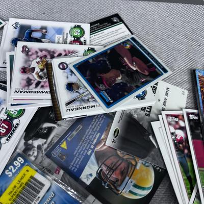 Big Mixed Pile of Cards: Mostly Sports, Football and Baseball, but other oddity Cards too. 