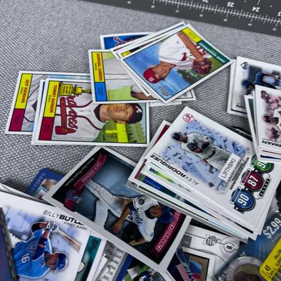 Big Mixed Pile of Cards: Mostly Sports, Football and Baseball, but other oddity Cards too. 