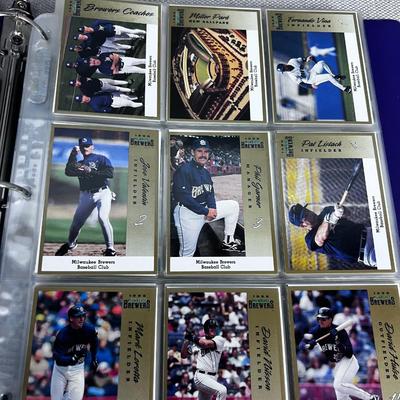 Binder of Baseball Cards 80's to 2000's All Sleeved in the Binders 