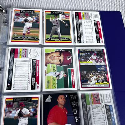 Binder of Baseball Cards 80's to 2000's All Sleeved in the Binders 