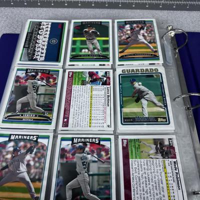 Binder of Baseball Cards 80's to 2000's All Sleeved in the Binders 