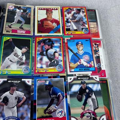 Binder of Baseball Cards 80's to 2000's All Sleeved in the Binders 