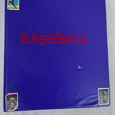 Binder of Baseball Cards 80's to 2000's All Sleeved in the Binders 