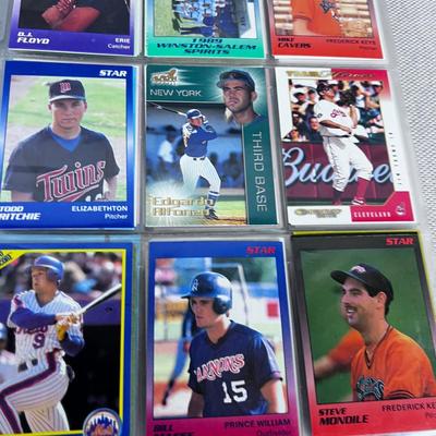 Binder of Baseball Cards 80's to 2000's All Sleeved in the Binders 
