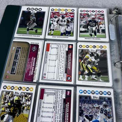 Binder of Football Cards  Not Sure the Years