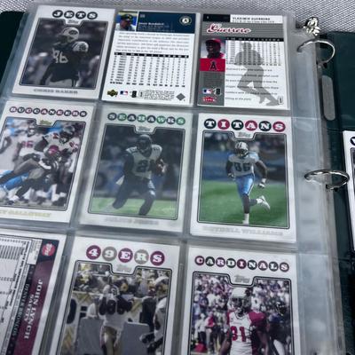 Binder of Football Cards  Not Sure the Years