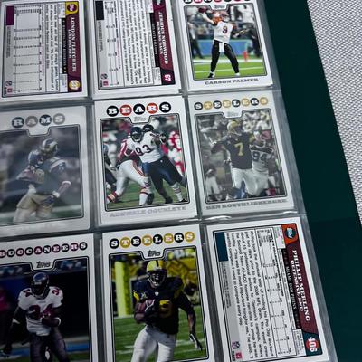 Binder of Football Cards  Not Sure the Years