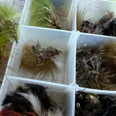Tackle Box Full of Hand Tied Streamers Mostly and Jigs too 