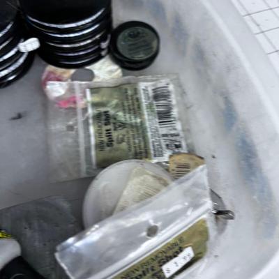 2 Tubs of Mixed Tackles; Hooks, Jigs, Leader