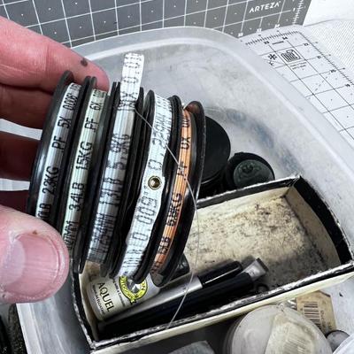 2 Tubs of Mixed Tackles; Hooks, Jigs, Leader