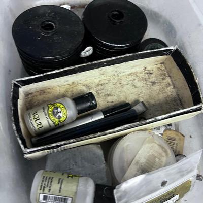 2 Tubs of Mixed Tackles; Hooks, Jigs, Leader