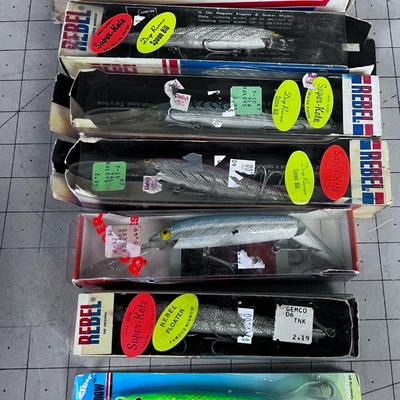 A Lot of REBEL LURES - Top Water Crack Bate NEW