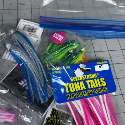 LURES: Lots of Squid, Mostly NEW 