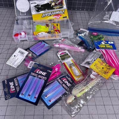 LURES: Lots of Squid, Mostly NEW 
