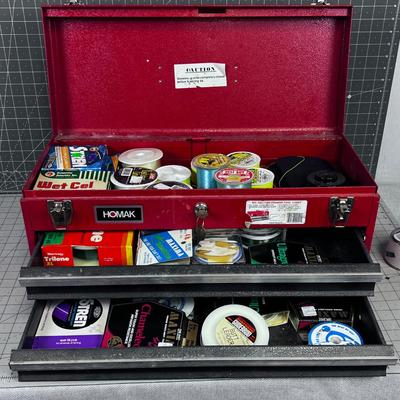 Tool Box full of Fishing LINE