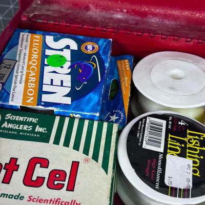 Tool Box full of Fishing LINE