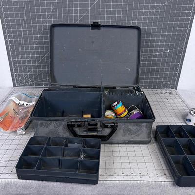 Tackle Box (PLANO Over Under) with Tackle 