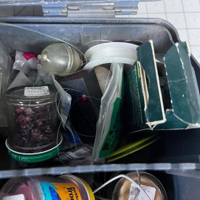 Tackle Box (PLANO Over Under) with Tackle 