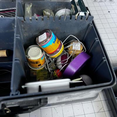 Tackle Box (PLANO Over Under) with Tackle 