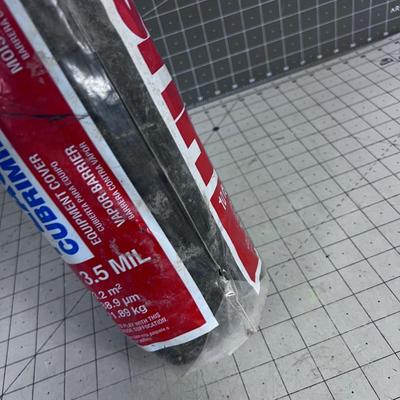 NEW Roll of Black Plastic Sheeting