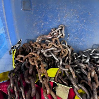 Chain & Straps, Mostly Chain. 