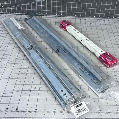 Drawer Slides (3)  Sets, NEW 