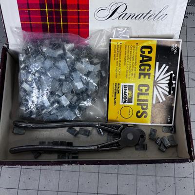 Cage Clips with Crimper 