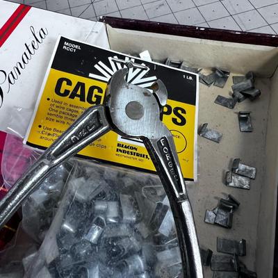 Cage Clips with Crimper 