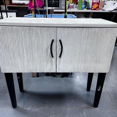 Black & White Cupboard Small Credenza 
