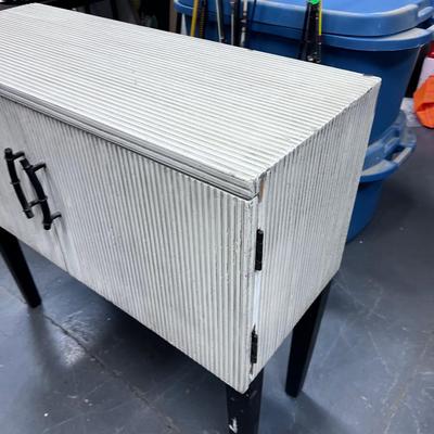 Black & White Cupboard Small Credenza 