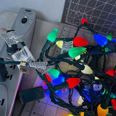 2 Strings of Working Christmas Lights 