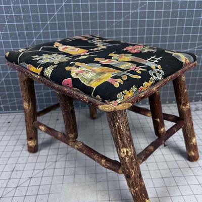 Antique Twig Foot Stool