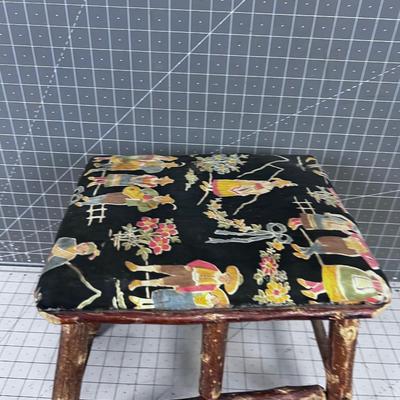 Antique Twig Foot Stool