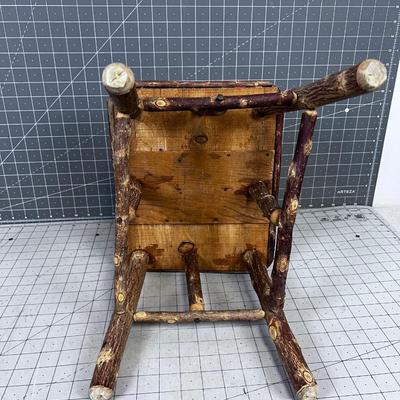 Antique Twig Foot Stool