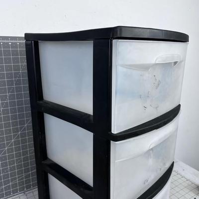 3 Drawer Plastic Chest 
