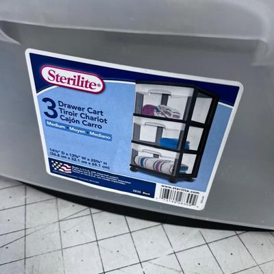 3 Drawer Plastic Chest 