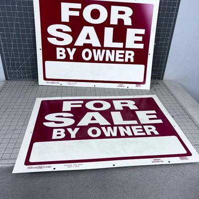 FOR SALE BY OWNER Sign! (2) Double Sided 