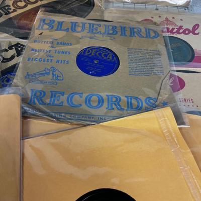 Giant Lot of 78 Records, Blues and Jazz