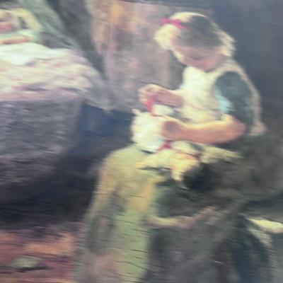 Evert Pieters Print of Mother and Children 