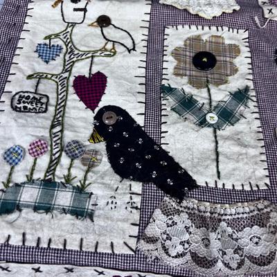 Darling Sampler Hand Crafted, Wall Handing 