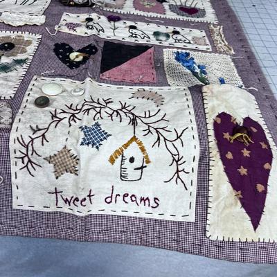 Darling Sampler Hand Crafted, Wall Handing 
