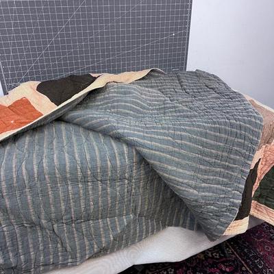 Antique Vintage wool Suit Squares, Dark Materials